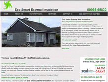 Tablet Screenshot of ecosmartexternalinsulation.ie
